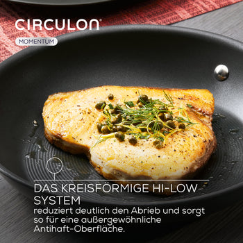 Circulon Momentum Aluguss Topfset Induktion mit Milchtopf & Bratpfanne