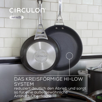 Circulon Infinite Topf und Pfannenset Induktion 5-teilig mit Bratpfanne 20/24cm