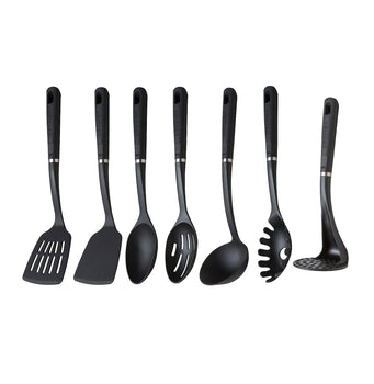 Circulon Momentum Nylon 7-teiliges Set, schwarz, Plastik, 7 Piece