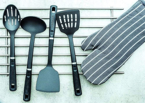 Circulon Momentum Nylon 7-teiliges Set, schwarz, Plastik, 7 Piece