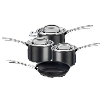 Circulon Infinite Topf und Pfannenset Induktion 4-teilig, Stieltopf 16/18/20cm, Bratpfanne 24cm