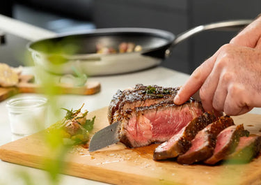 Gebratene Rinderhochrippe