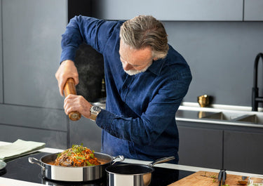 Geschmorte Lammkeule mit Kreuzkümmel und Safran