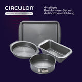 Circulon Momentum 4-teiliges Backformen-Set mit Antihaftbeschichtung
