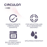 Circulon Infinite Topf und Pfannenset Induktion 6-teilig mit Suppentopf & Bratpfanne