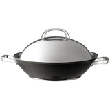 Circulon Inifinite Stir-fry Wok Pfanne Induktionsgeeignet 36cm mit Deckel und Griffen aus Edelstahl