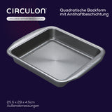 Circulon Momentum Quadratische Backform mit Antihaftbeschichtung