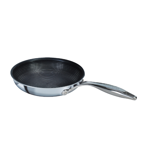 Circulon SteelShield stainless steel nonstick frying pan. Built for bold cooking.