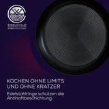 Kasserollen als Set mit Deckel als 3-teiliges Set aus der Circulon SteelShield™-S-Serie