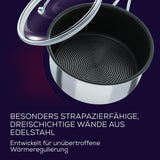 Kasserollen als Set mit Deckel als 3-teiliges Set aus der Circulon SteelShield™-C-Serie